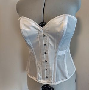 White Mesh Corset